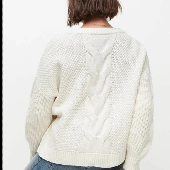 J. Crew Cable Knit‎ Balloon Sleeve Sweater - Picture 11 of 11